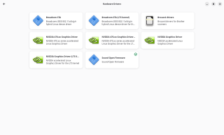 GNOME Software Hardware Page Screenshot