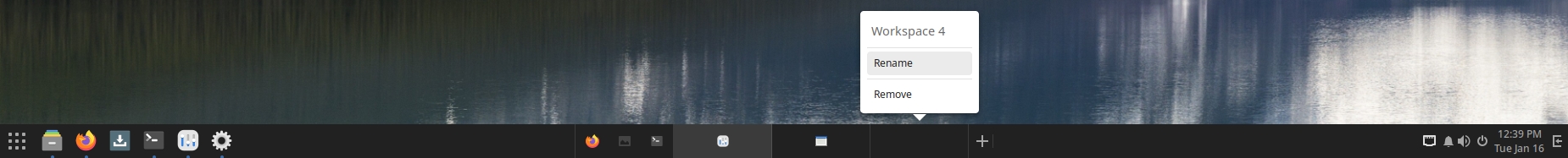 Budgie Remove or Rename Workspaces