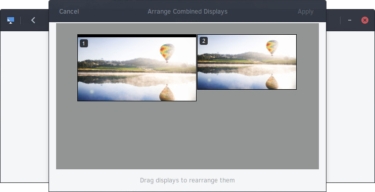 GNOME Arrange Displays