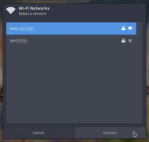 GNOME Network Selection