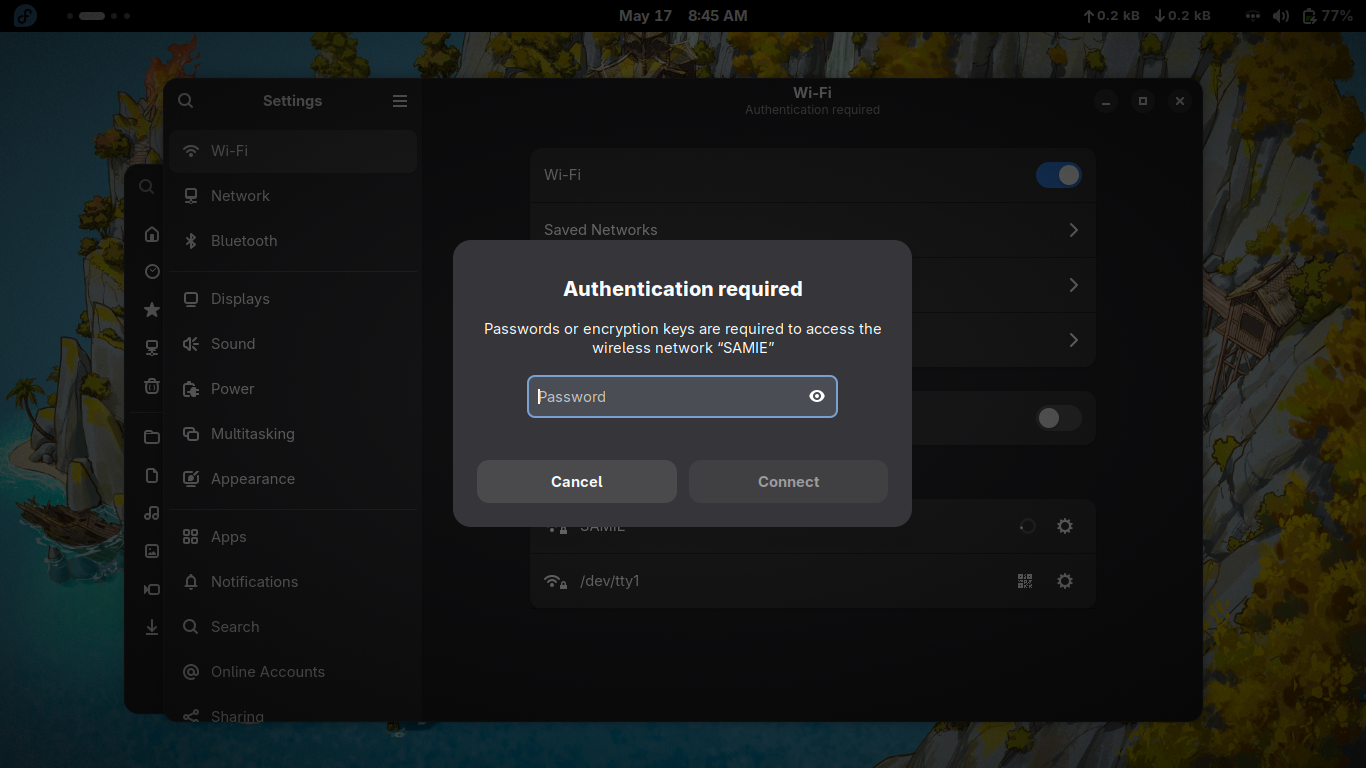 GNOME Network Authentication
