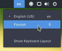 GNOME Keyboard Indicator