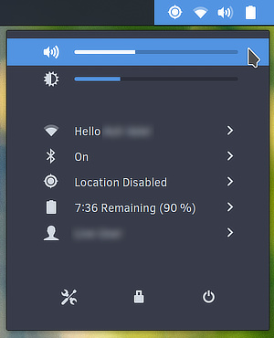 GNOME Volume Control