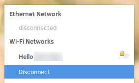 MATE Disconnect from Network