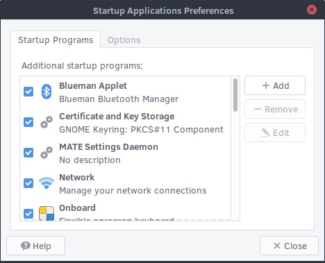 MATE Startup Applications